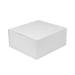 Large White Vesta premium gift box 11.81" x 10.75" x 5.12", rigid book-style foldover lid, smooth matte finish