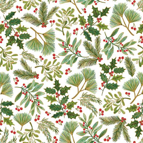 Winter Branches Gift Wrap Paper — Winter Branches Christmas gift wrap pattern