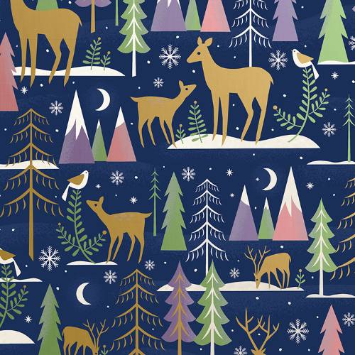 Winter Serenity Gift Wrap Paper — holiday winter serenity printed gift wrapping paper