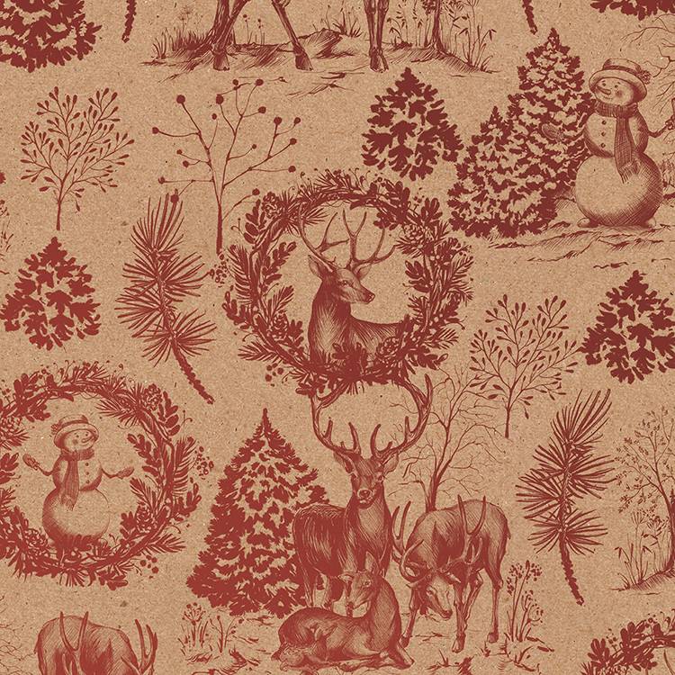 Winter Woods Tissue Paper 20x30 | 240 Sheets Wholesale