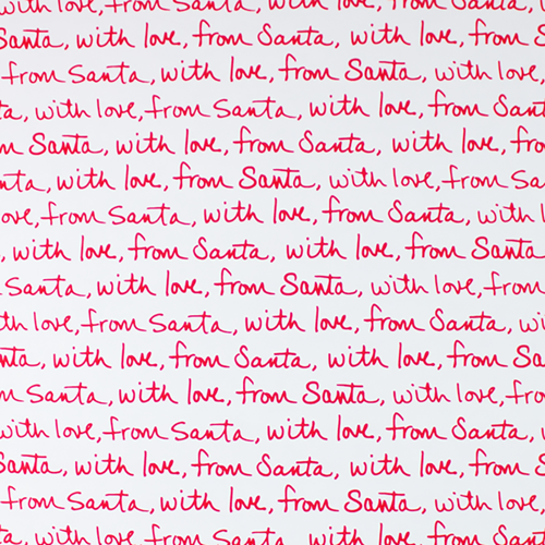 With Love From Santa Gift Wrap Paper