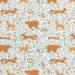 Woodland Animals Gift Wrap Paper — Woodland Animals celebration gift wrap design