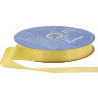 Yellow Splendorette curling ribbon on a spool — iridescent polypropylene, 3/4" width, 250 yards