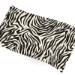 Zebra Printed Tissue Paper — Bold black and white zebra stripe pattern with irregular organic stripes