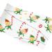 Zip Line Elves Printed Tissue Paper — Whimsical Christmas elves zip-lining on ropes scattered on white background