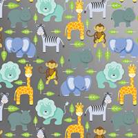 Zoo Gift Wrap Paper Wholesale gift wrap paper, Jillson & Roberts gift wrap, Baby gift wrap paper