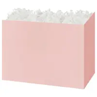 Blush gift basket box — a soft blush-pink finish