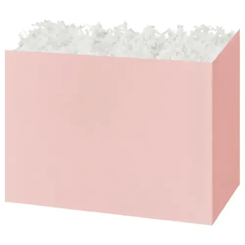 Blush gift basket box — a soft blush-pink finish