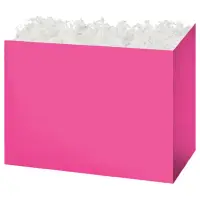 Fuchsia gift basket box — a vibrant fuchsia finish