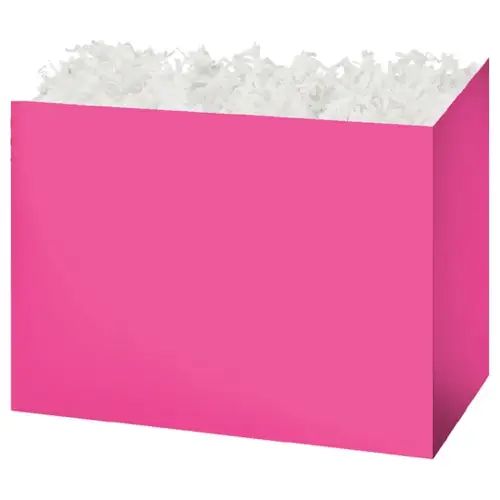 Fuchsia gift basket box — a vibrant fuchsia finish