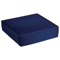 Navy Blue decorative mailing box — a solid navy blue finish