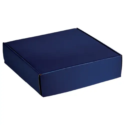 Navy Blue decorative mailing box — a solid navy blue finish