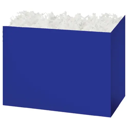 Navy Blue gift basket box — a navy blue finish