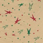 Red/Green Stars Tissue Paper