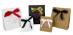 Envelope-style paper gift bag with a ribbon-tie closure — 6 1/2 x 3 1/4 x 7 1/2
