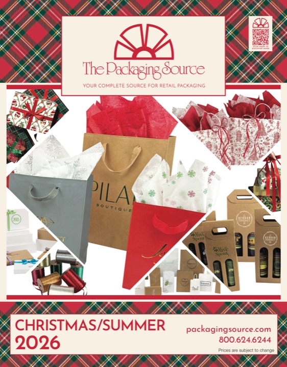 The Packaging Source Christmas/Summer 2026 catalog cover