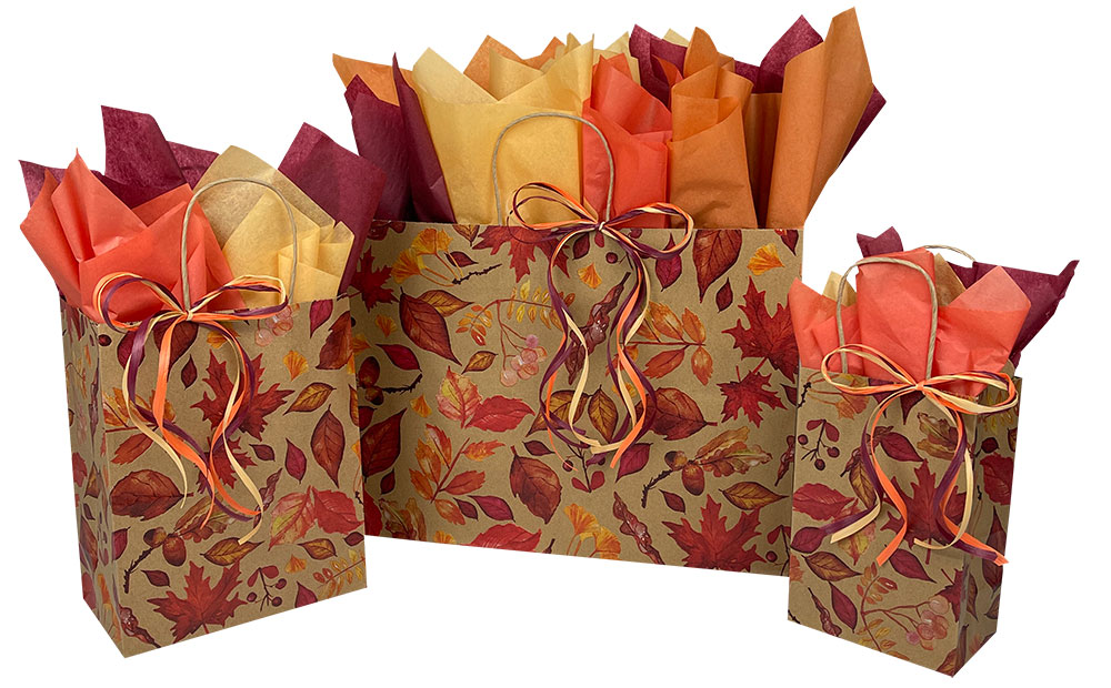 Falling Leaves Shopping Bags (New)
