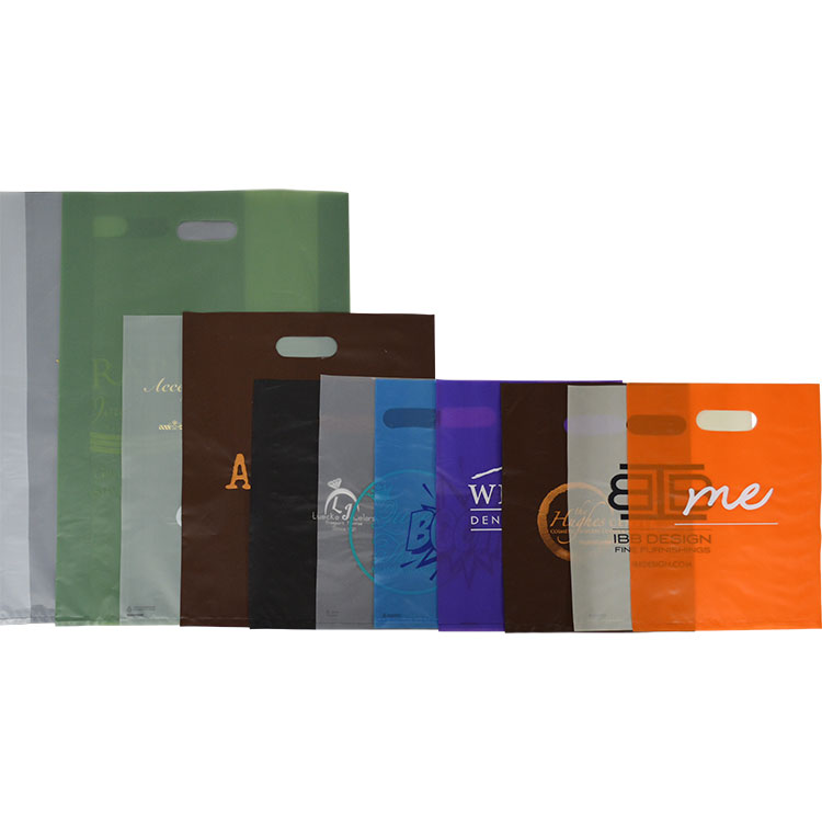 Frosted Tint Merchandise Bags (Colors)
