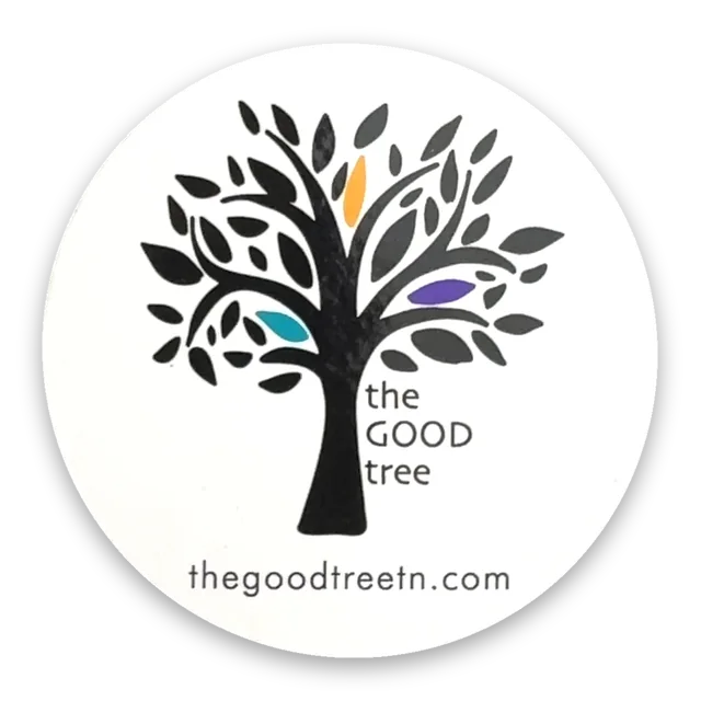 Custom printed label supplied to The Good Tree
