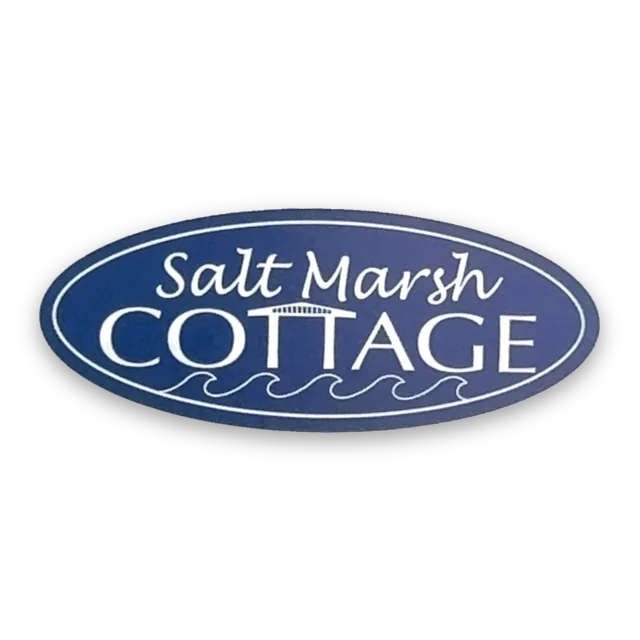Custom printed label supplied to Salt Marsh Cottage