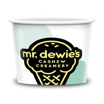 Custom printed 12 oz round container for a creamery