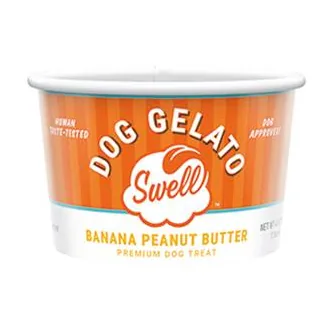 Custom printed 5 oz cup for a dog gelato brand