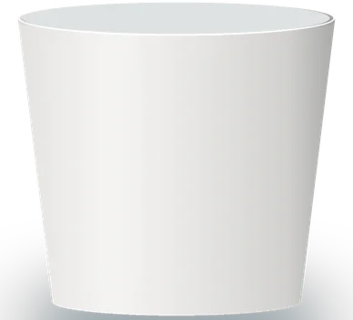 Blank Mid 12 oz container drawn to scale