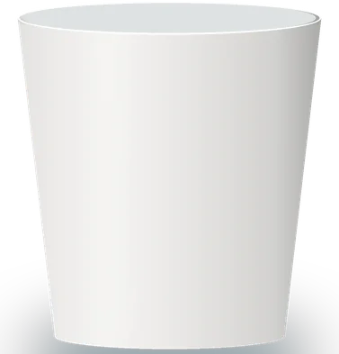 Blank 12 oz container drawn to scale