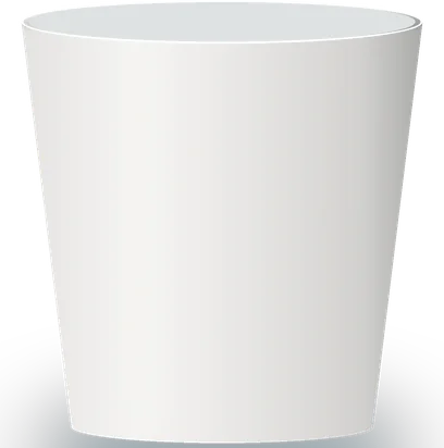 Blank Pint container drawn to scale
