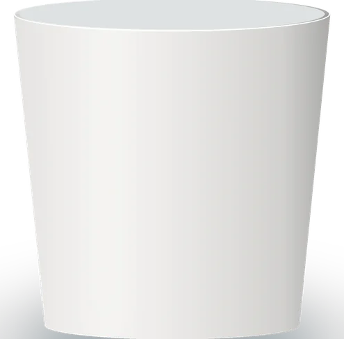 Blank Quart container drawn to scale