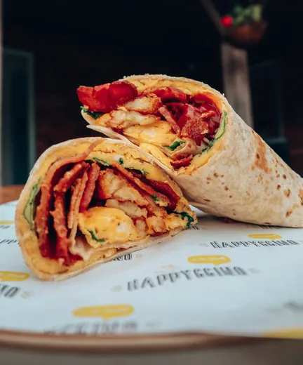 Wrap sandwich on custom printed deli paper