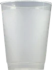 Unprinted 10 oz Frost Flex frosted cup