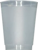 Unprinted 12 oz Frost Flex frosted cup