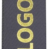 foil Metallic Gold printed on ribbon