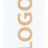 foil Orange printed on ribbon
