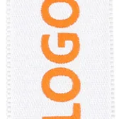 foil Orange printed on ribbon