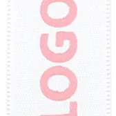 foil Pink printed on ribbon