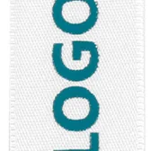 foil Teal printed on ribbon