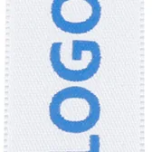 foil Light Blue printed on ribbon