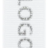 ink Metallic Silver printed on ribbon
