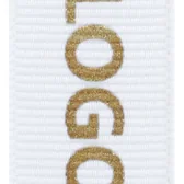 ink Antique Metallic Gold printed on ribbon