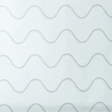 Wave design printed inside every bag, inside print swatch