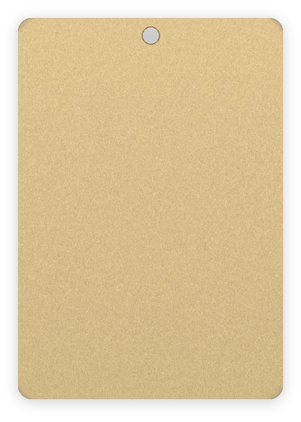 Blank H2075 jewelry card die, 2 in x 2 7/8 in