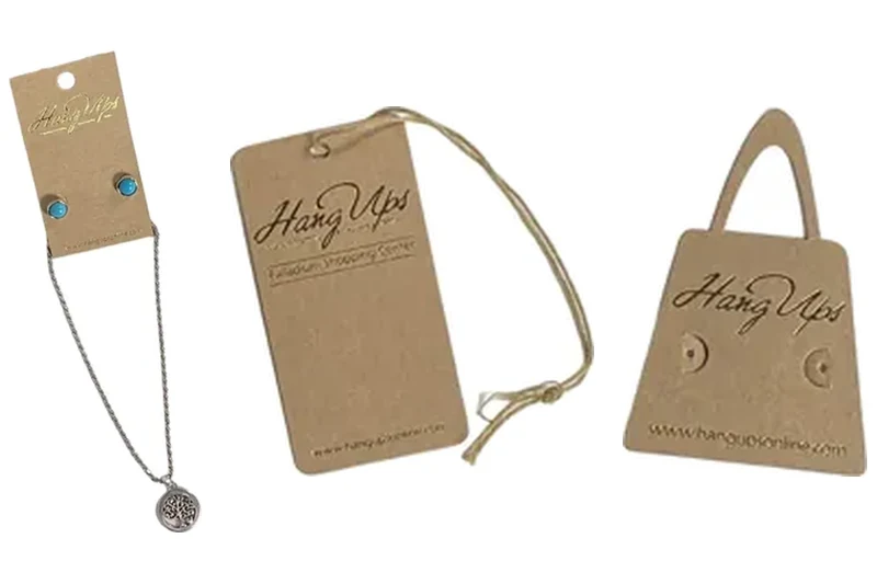 Custom jewelry cards and tags with your logo